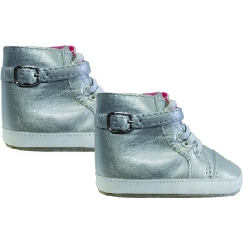 Bobobaby Zīdaiņu zābaciņi 6-12 mēn. ZB-191ZM silver-izpārdo&scaron;ana