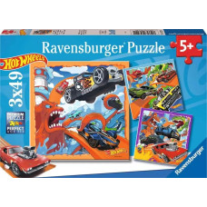 Ravensburger Puzle 3x49 gab. Hot Wheels