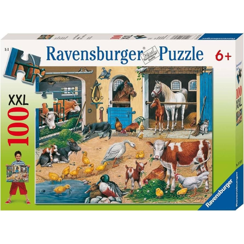 Ravensburger Puzle 100 gab. Saimniecība