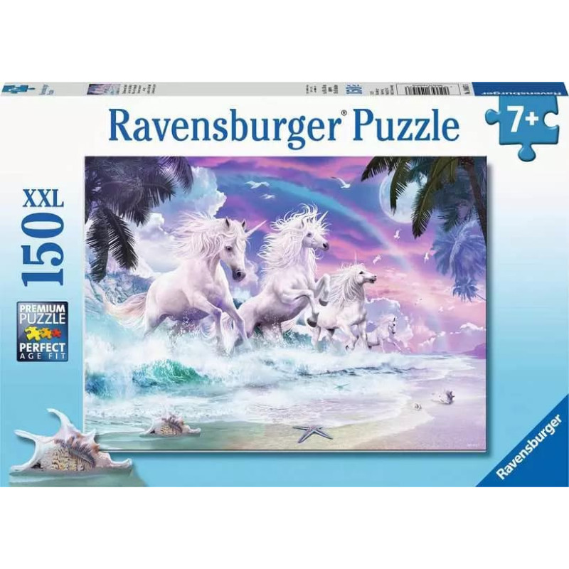 Ravensburger Puzle 150 gab. Vienradzis pludmalē