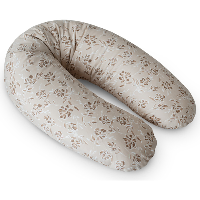 Cebababy maitinimo pagalvė dżersej multi ruda gėlės W-880-000-828