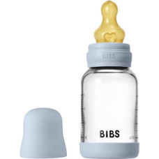 Bibs Stikla mazuļu pudelīte 120ml Baby Blue