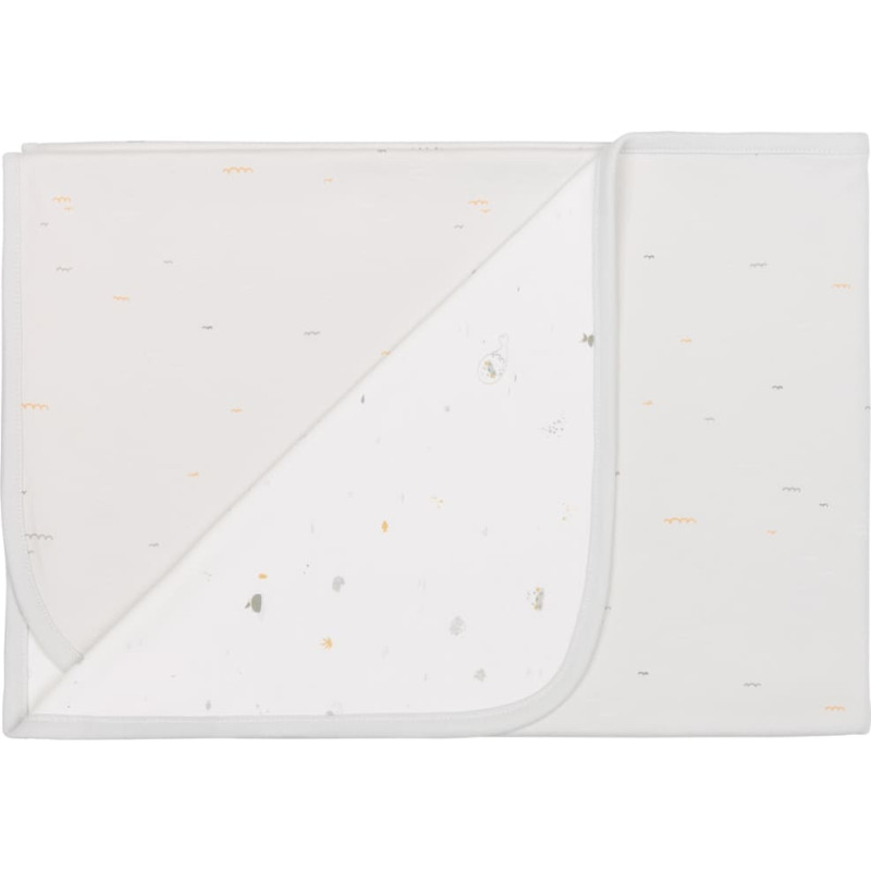 Summer jersey blanket 90/90 cm Bear with me Blue