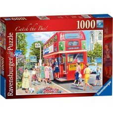 Ravensburger Puzle 1000 Noķer autobusu!