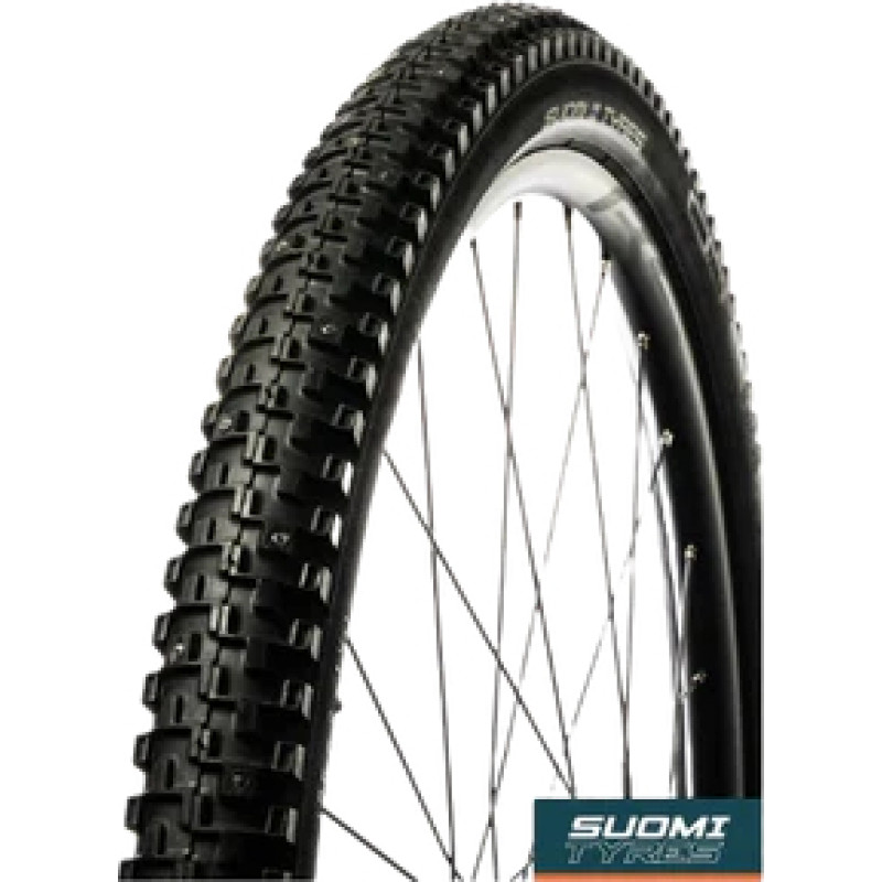 Suomityres Radžotā ziemas riepa &ndash; Suomi Tyres STUD 62 26" &times; 2.25" (54‑584) (ar kameru)