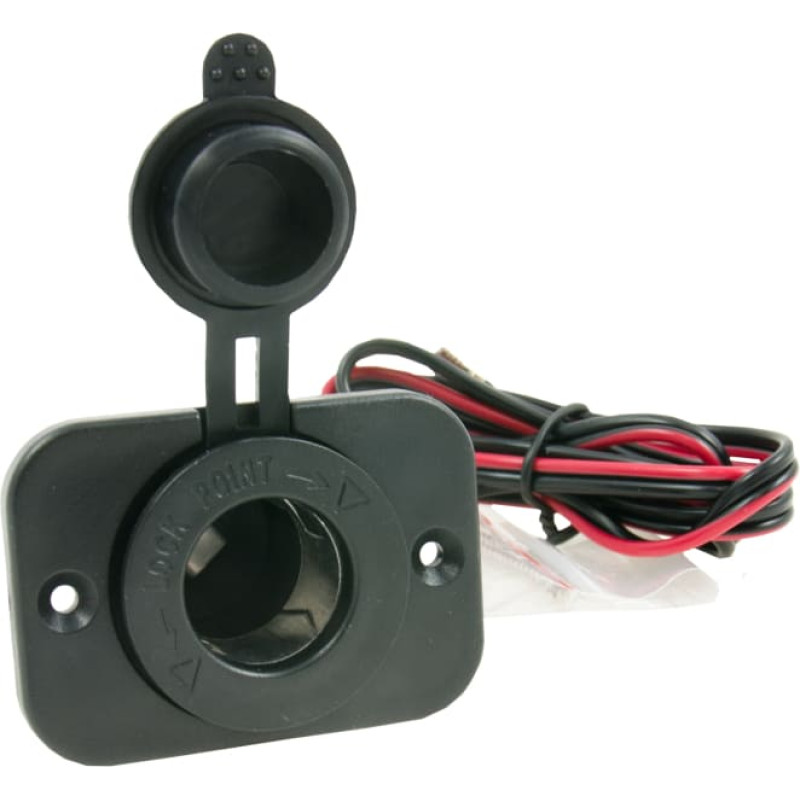 Bottari 12/24V ūdensizturīgs vienas kontaktligzdas spraudnis "NEW-SOCKET"