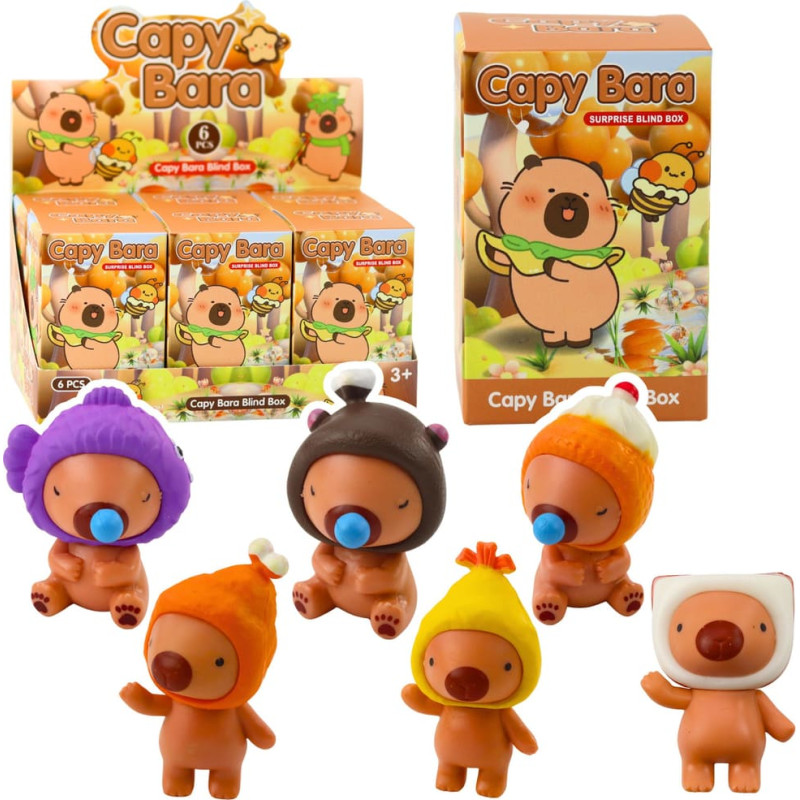 Kapibaara figuur 5 cm, pimepakis