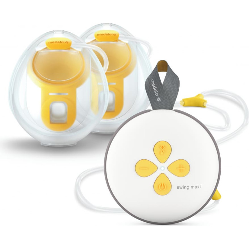 Medela Swing Maxi Flex HANDS FREE dubultaiselektriskais 2-pakāpju piena sūknis +USB lādējama baterija