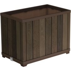 Keter Puķu pods Deco Ractangle Tall Planter Walnut