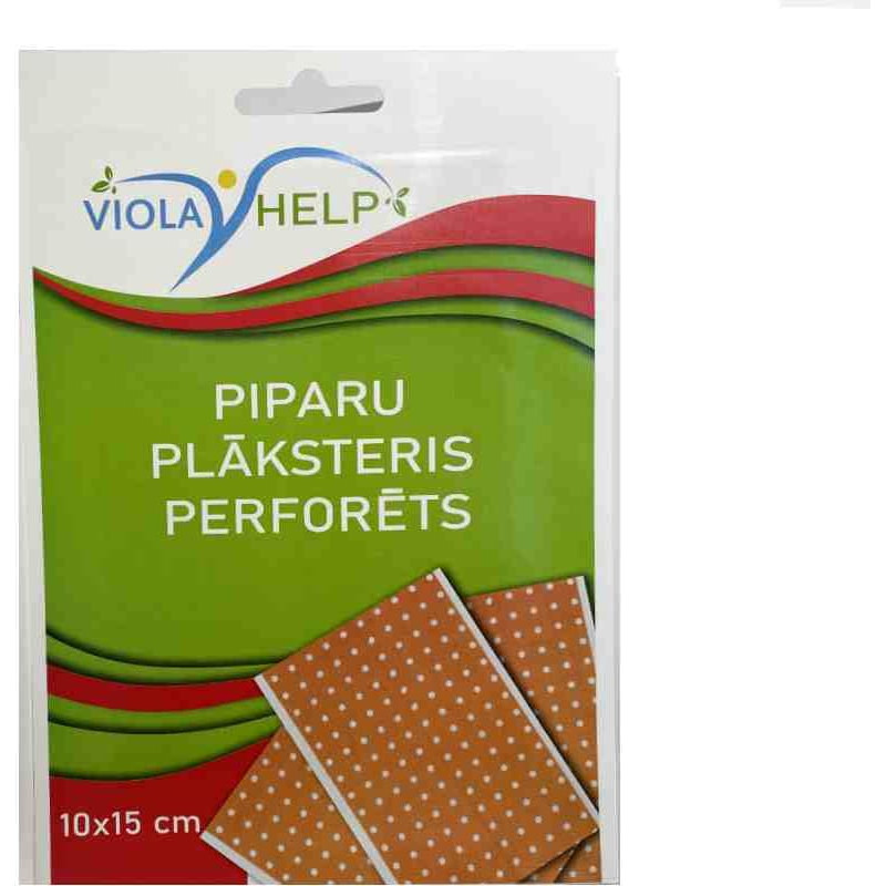 Kalina Medicīnas Ražo&scaron;anas Uzņēmums Emplastrum Capsici Perforēts 10x15 VIOLA Help