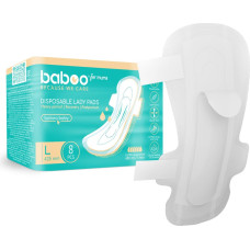 Baboo Pēcdzemdību higiēniskās paketes 425 mm, 8 gab., izmērs L