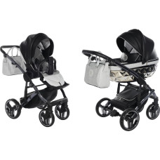 Junama Universālie rati 2 in 1 HandCraft Glitter 03 Melns (black)