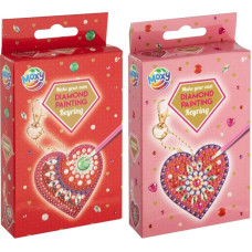 Atslēgu piekariņš ar dimanta mozaīku Sirds