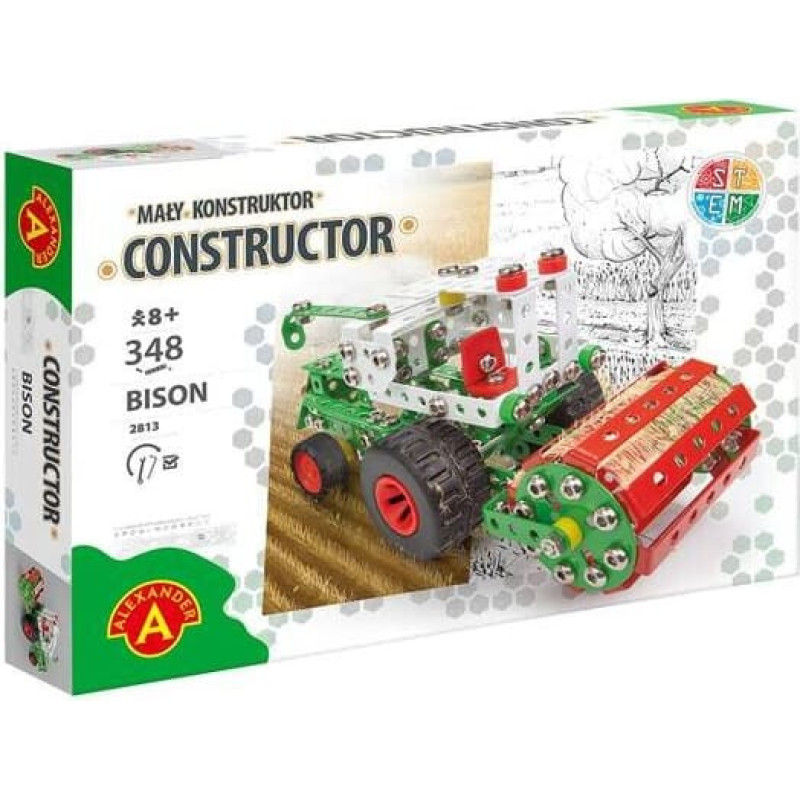 Alexander Metāla konstruktors - Ražas novāk&scaron;anas kombainis "Bison"