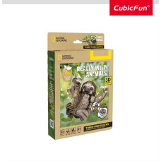 Cubic Fun CUBICFUN NATIONAL GEOGRAPHIC 3D puzle Trīspirkstu sliņķis