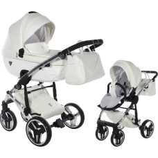 Junama Universālie rati 2 in 1 Fluo Line v3 indyvidual - 15 Balts/sudrabs (White/silver)