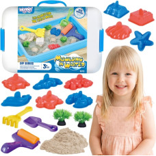 Woopie Kinetic Sand Magic for Water 18-piece Set with Case