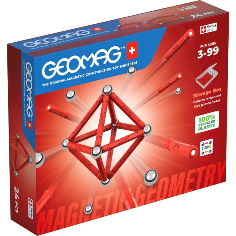 Geomag Magnētiskais konstruktors - Klasiskais - Ģeometrija (24 gab.) GM281