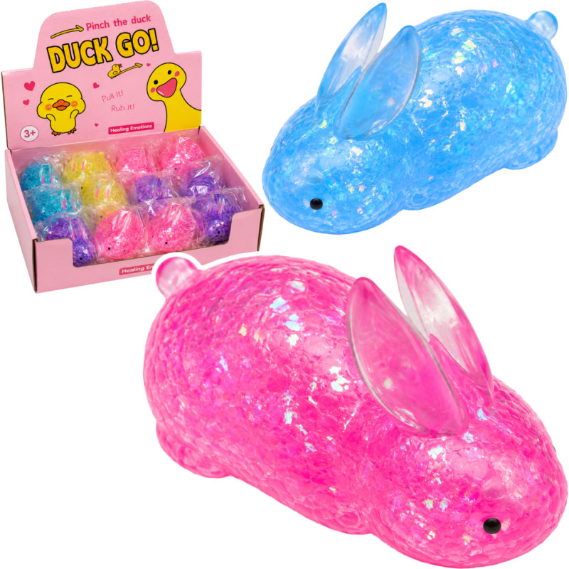 GNIOTEK SQUISHY KRÓLIK KRYSTALICZNY
