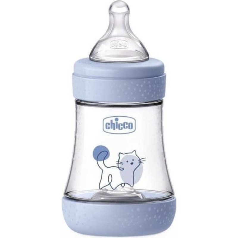 Chicco 180929 PERFECT5 SLOW BOTTLE 150ML SILICONE TEATTER BOY