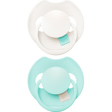 Lovi Prime silikona dinamiskais knupītis, Lagoon/Mint Cream, 0&ndash;6m., 2 gab., 34/451