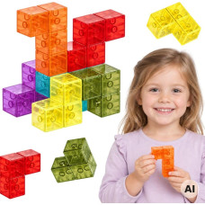 Woopie Magnetic Tetris 3D Construction Puzzle