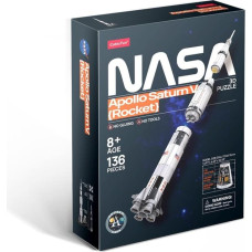 Cubic Fun CUBICFUN NASA 3D puzle Apollo Saturn V raķete