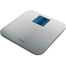 Salter 9075 SVGL3REU16 Max elektroniskie digitālie vannas istabas svari, sudraba krāsā
