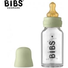 BIBS Stikla bērnu pudelīte 110ml Sage