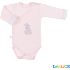 Ubranka EWA 852748 NEWBORN Body REGL DŁ róż 56