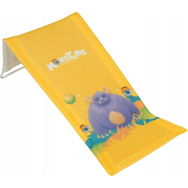 Tega MN-026-124 Leżaczek kąpielowy z wizerunkiem Monsters żółty