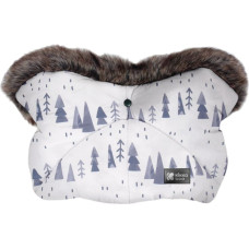 Handmuff Shiny Nylon Snow Forest