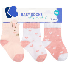 Baby socks with 3D ears Rabbits in Love 1-2y