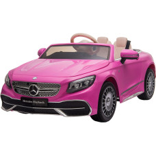 KIKKABOO akumulatora transportlīdzeklis Licensed Mercedes Maybach S650 CABRIOLET Pink