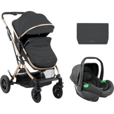 Stroller 3in1 transf. seat Kaia Dark Grey 2024