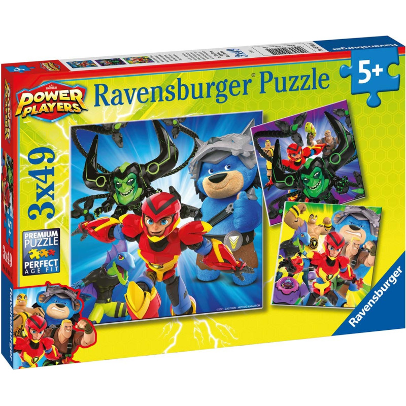 Ravensburger puzzle Axel und sein Team 3x49p 5191