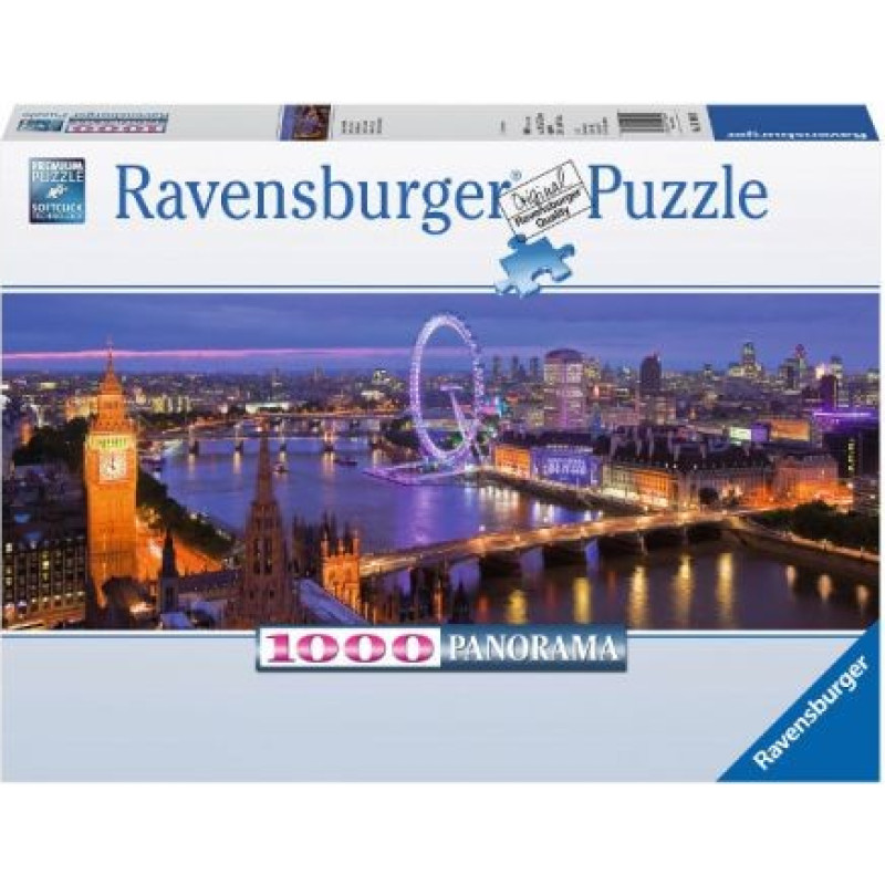 Ravensburger Puzzle London at Night 1000pc Pano 15064