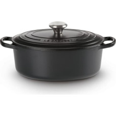 Le Creuset Čuguna katls ovāls 27cm / 4,1L matēts melns