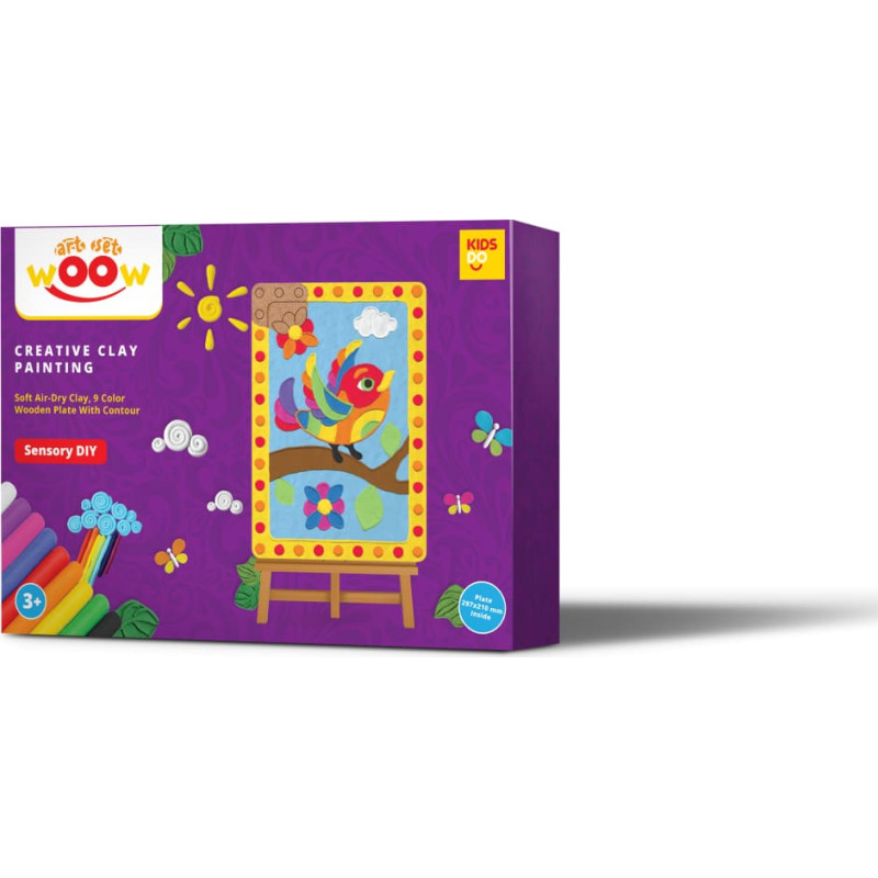 Kids Do 3D glezna no viegla plastilīna. PUTNS