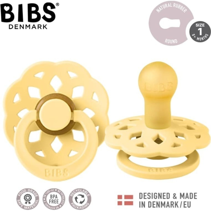 Bibs Smoczek uspokajający BOHEME PALE BUTTER S