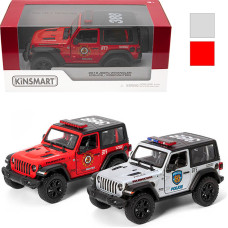 JEEP WRANGLER POLICJA STRAŻ 1:34