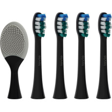 Lovio LVTB124BK-HS SonicProtect PRO Toothbrush Heads Soft Black