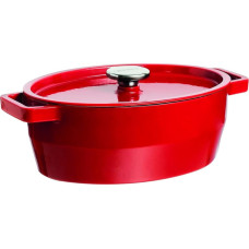 Pyrex Katls 4L PYREX ovāls čuguna 29cm / sarkans