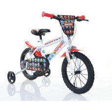 Bimbo Bike Bērnu velosipēds Bimbo Bike 16'' ''MONSTER'', melns/ sarkans/ balts