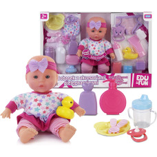 Artyk 121692 Lalka EDU&FUN Bobasek z akcesoriami pielęgnacyjnymi 32 cm