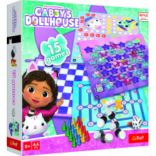 Trefl GABBY´S DOLLHOUSE 15 in 1 Galda spēle