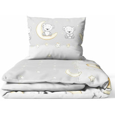 Ankras Gultas veļas komplekts no 2 daļām - 135x100, 40x60 - LEON - GREY