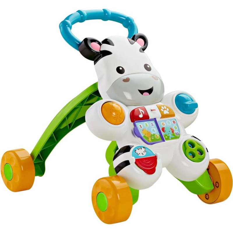 Fisher-Price bērnu staigulis – zebra, modelis 19965FP / DPL53 (poļu versija)