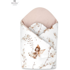 Miminu KIECZMERSKI Rożek niemowlęcy usztywniony 75x75 cm KOLEKCJA  Baśniowa Kraina beż