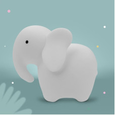 Mary's Naktslampiņa LED ELEPHANT WHITE RGB WITH REMOTE CONTROL